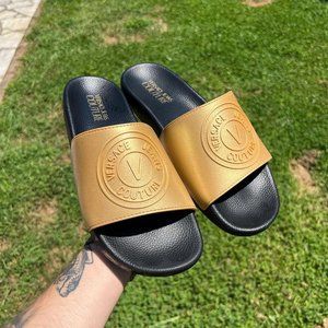 NEW YEAR SALE❇️ Versace Slides Versace Jeans Couture SIZE 8
